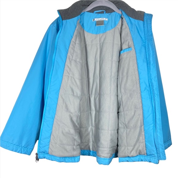 Nike Fleece Lined Zip Up Athletic Jacket Blue Size XS 0-2 - Picture 3 of 8